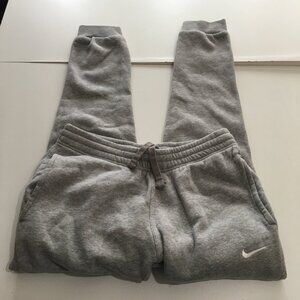 Nike Club Fleece Men's Small Fleece Joggers Sweatpants Gray